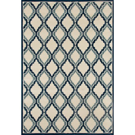 Standalone Milan Collection Hopscotch Woven Area Rug - Light Beige - 2 x 4 ft. ST3005283